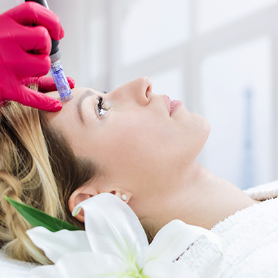 Microneedling with Hyaluronic Acid Infusion and  Replenishing Barrier Repair Mask